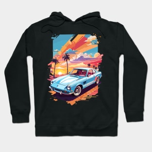 Beach Side Car T-shirt Design Hoodie